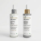 Two Livvera peel shot ampoules on a white background
