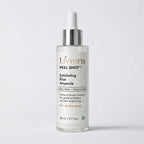 Livvera Exfoliating Rice Ampoule bottle on a white background